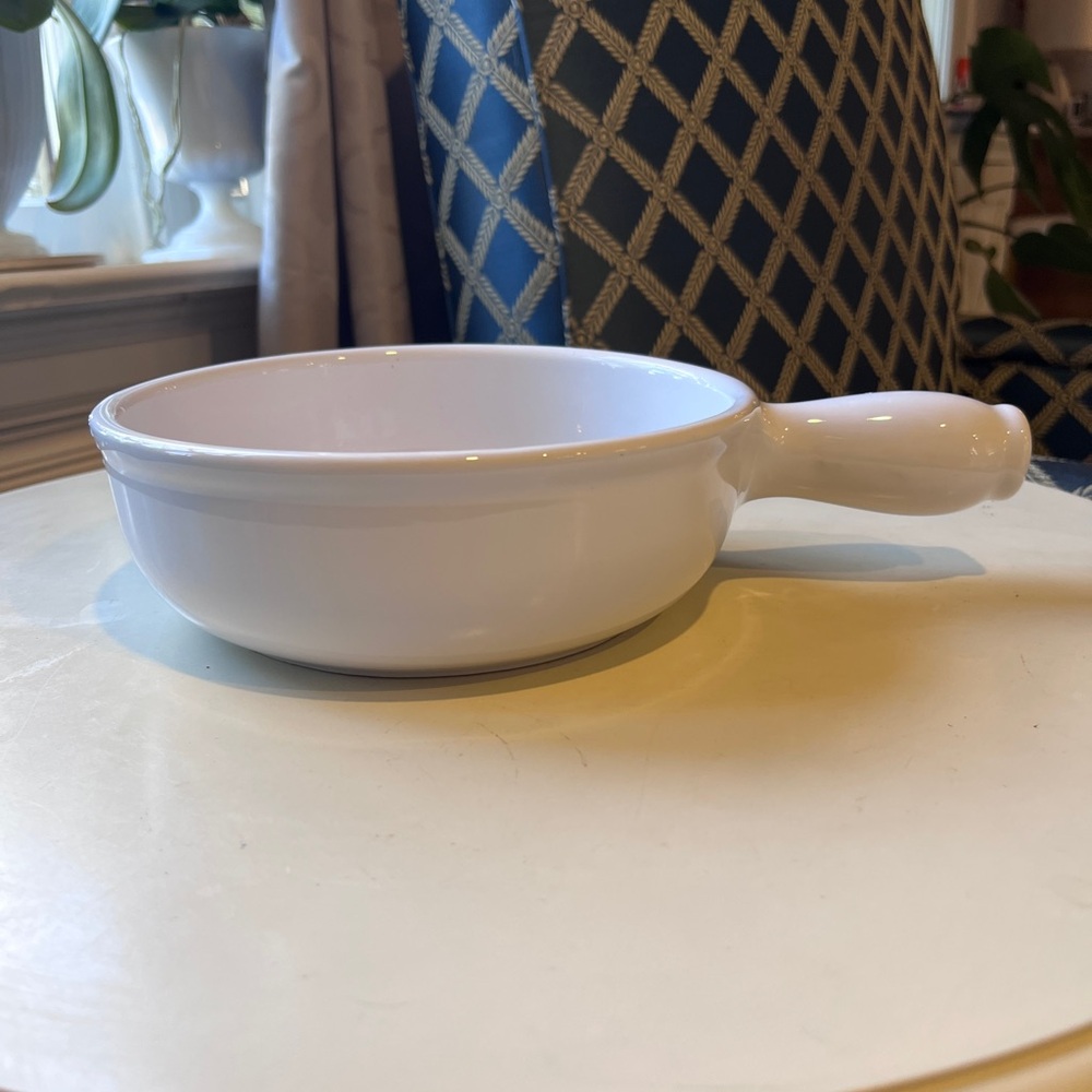 Emile Henry Dish or Fondue Pot Ceramic France